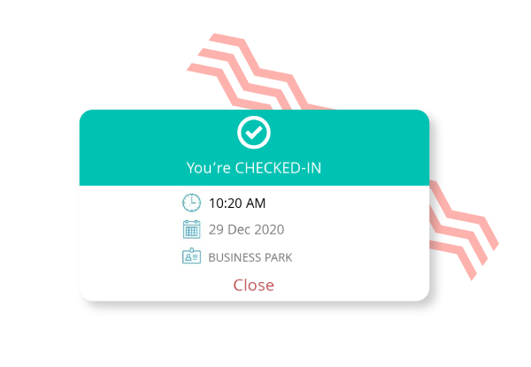 Contactless Attendance Tracking Screengrab